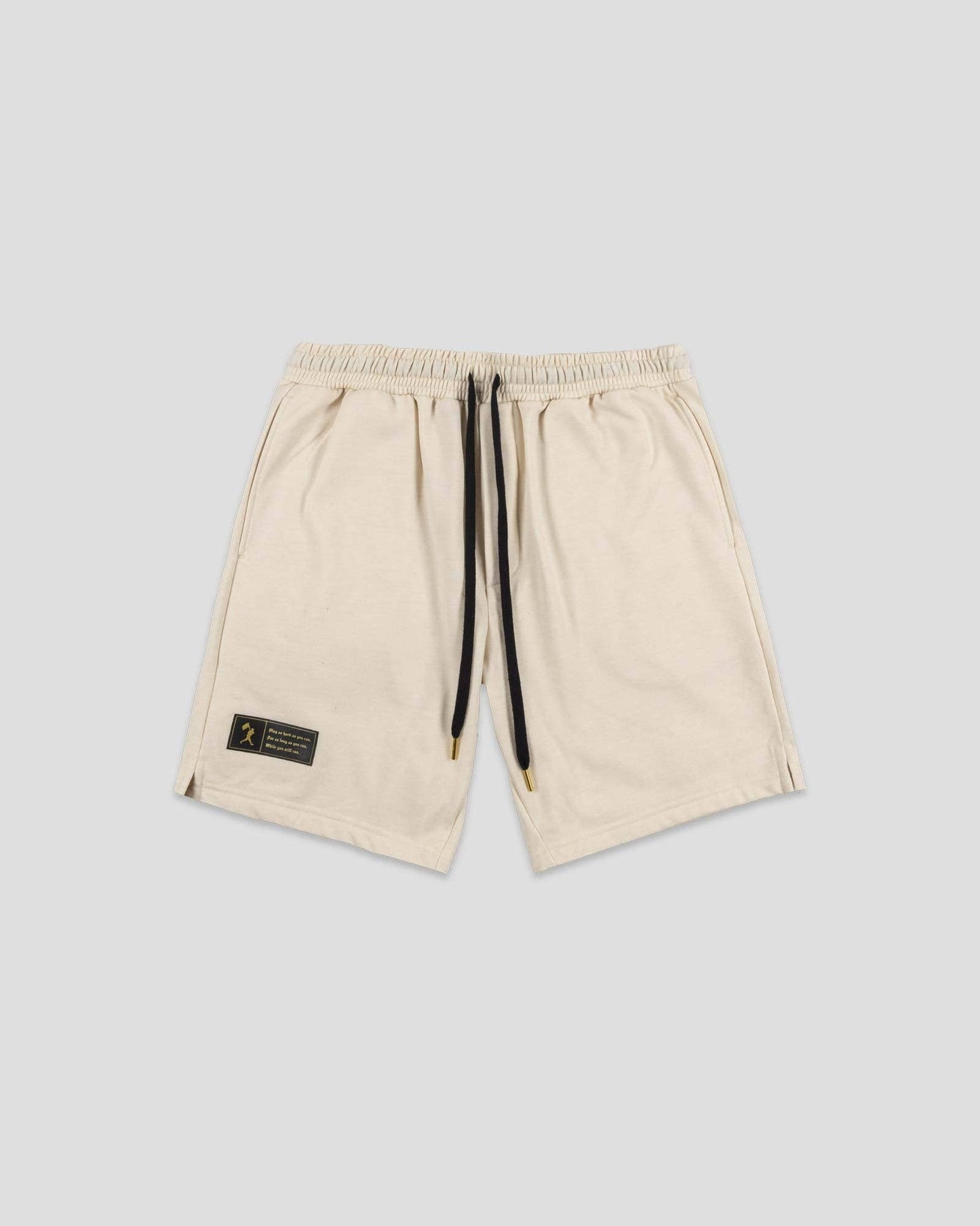 Baseballism - Play Hard Comfort Youth Sweat Shorts - Cream: Youth Large Baseballism