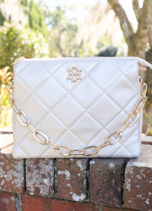 Caroline Hill - Ariana Crossbody Pearl LD: Default Caroline Hill