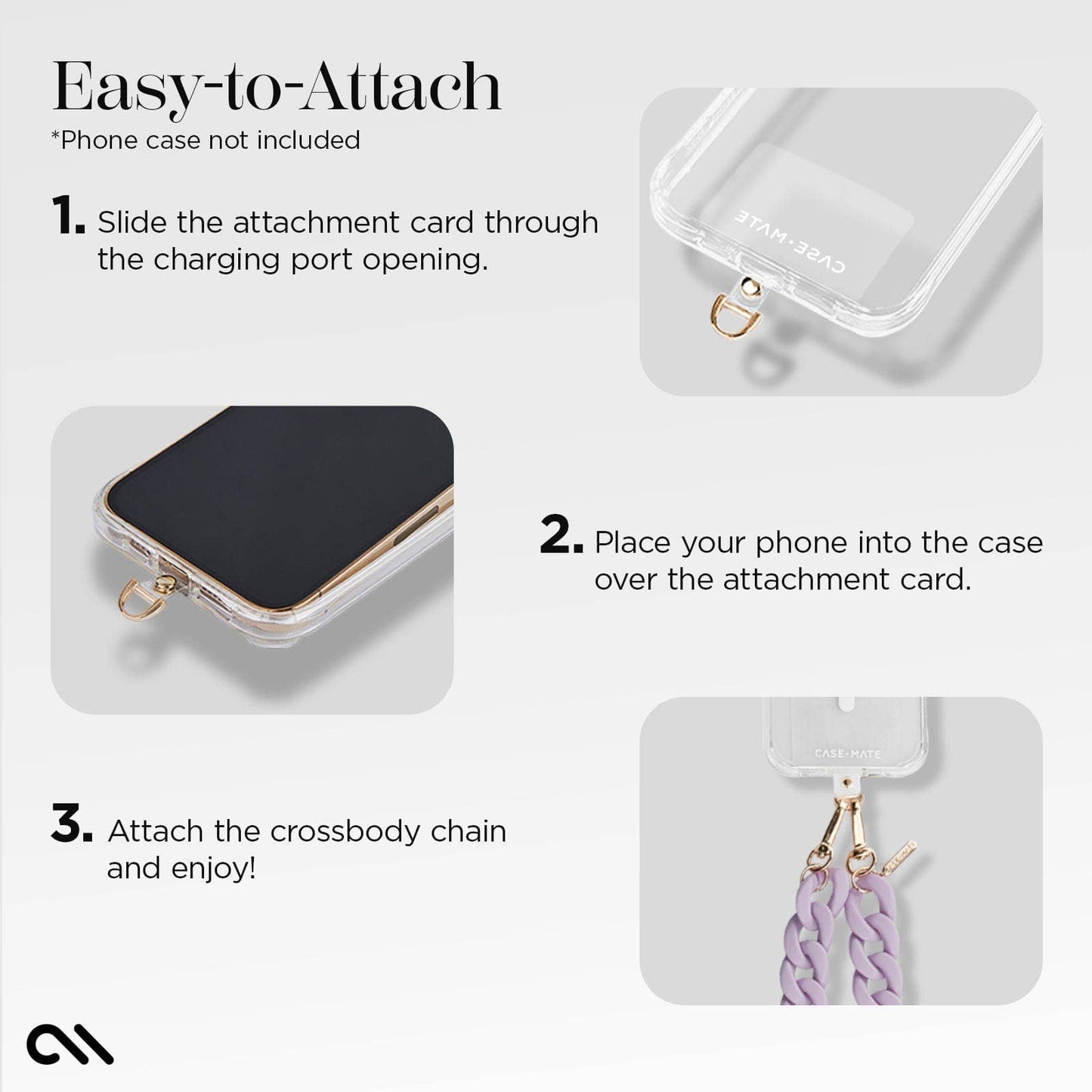 Case-Mate - Lavender Chain Phone Crossbody: Lavender Chain Case-Mate