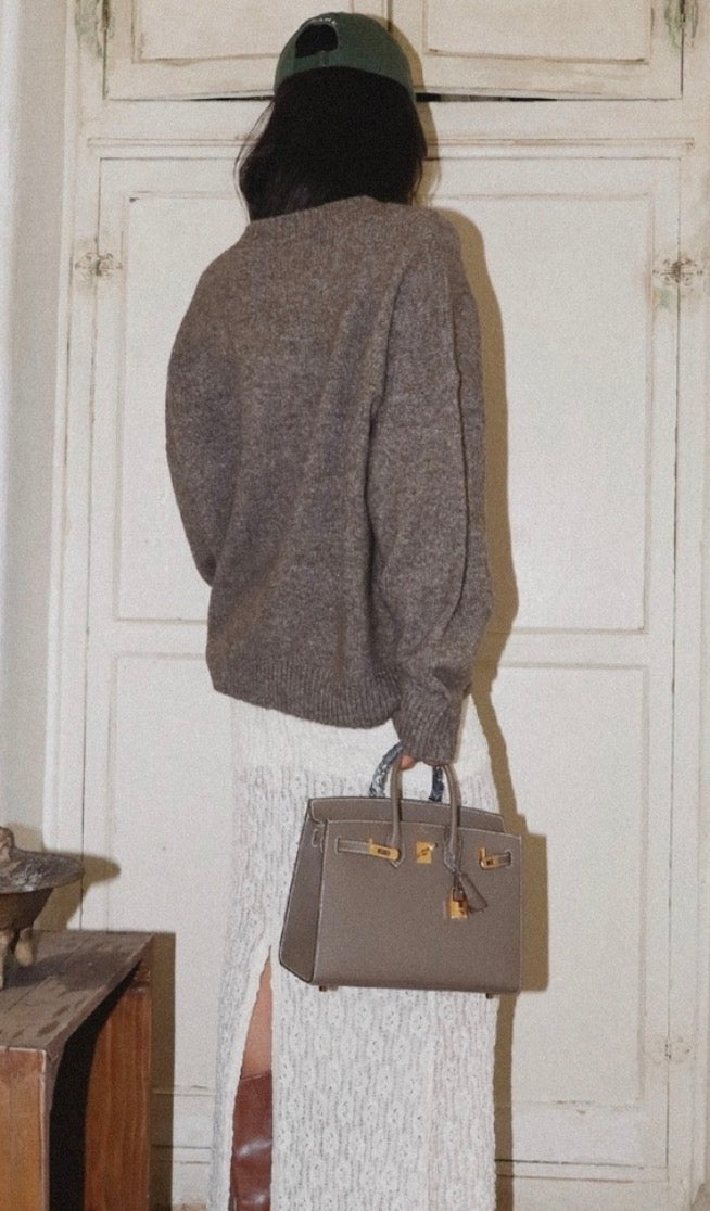 Mocha Flying Duck Knit Sweater bailey rose