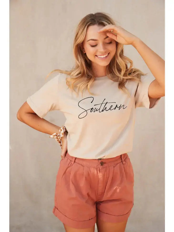 Southern Simple Cursive Graphic Tee