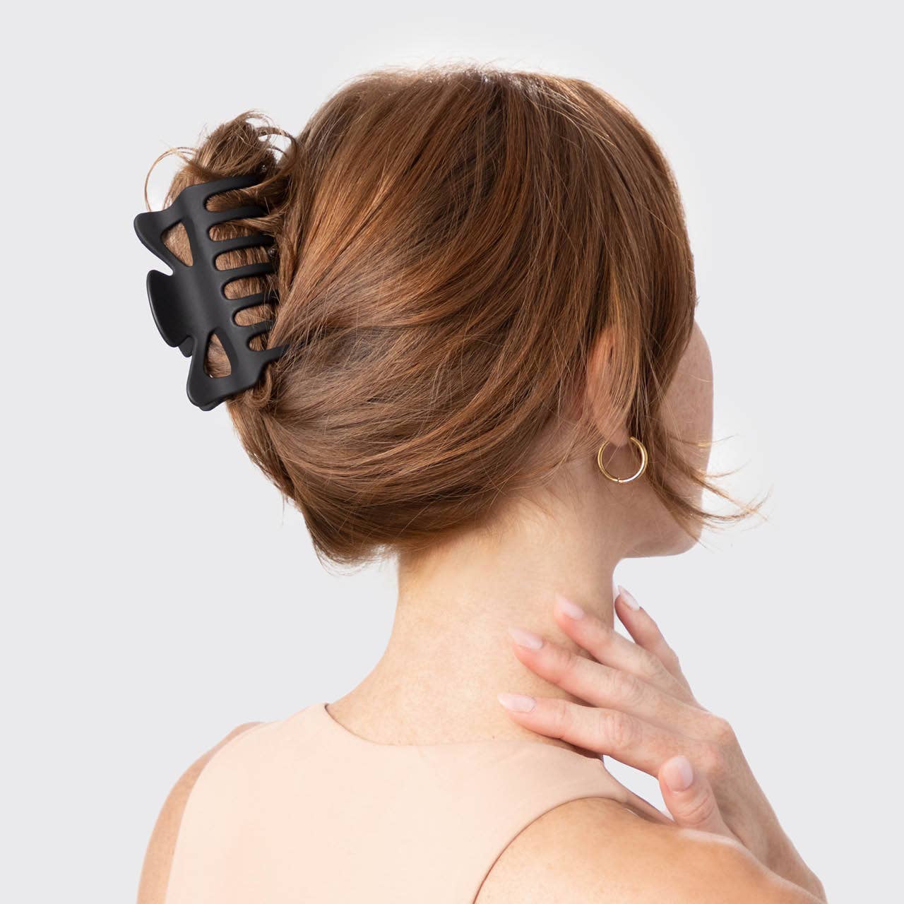 KITSCH - Recycled Plastic Large Claw Clip 2pc Set - Black & Tort KITSCH