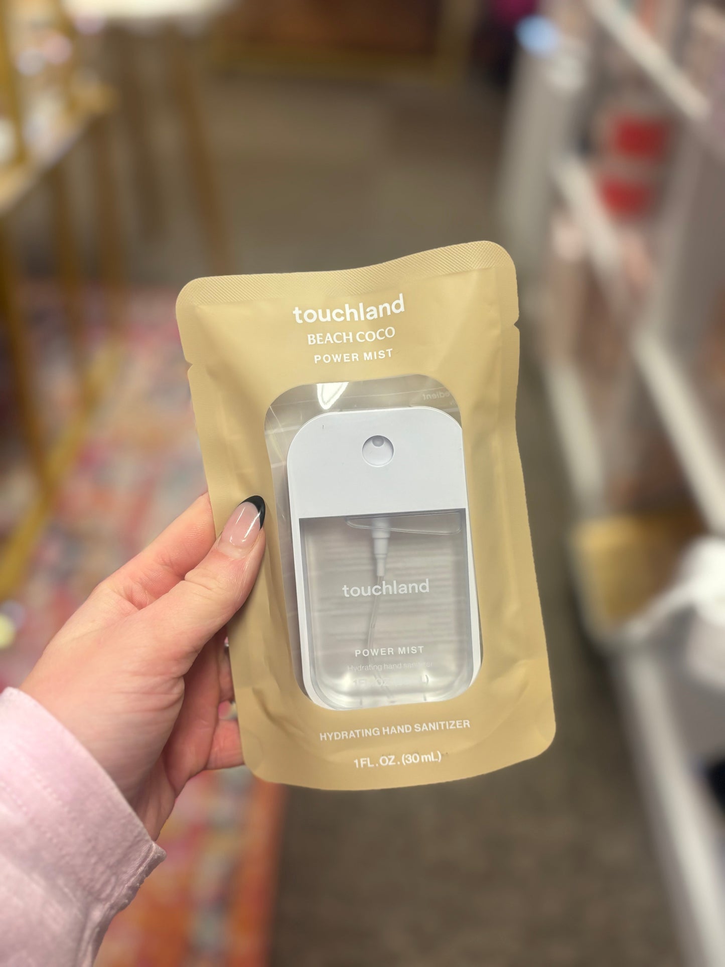 Beach Coco Power Mist Hydrating Hand Sanitizer Touchland