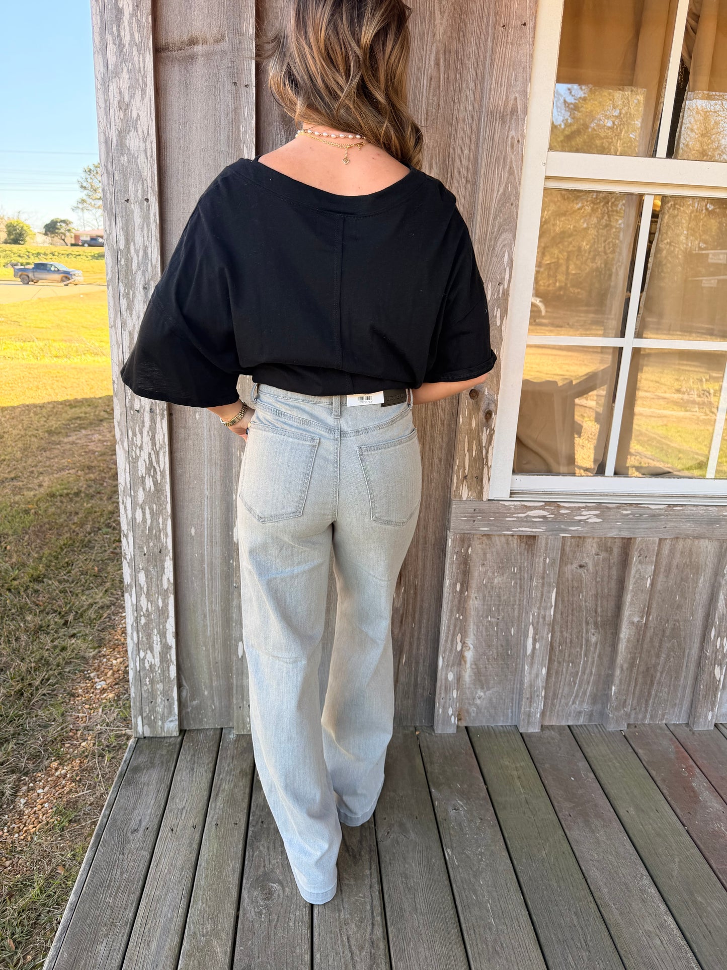 Judy Blue Jeans High Waist Retro Wide Leg Jeans