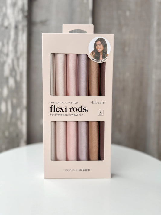 Satin Wrapped Flexi Rods - 6pc Set KITSCH