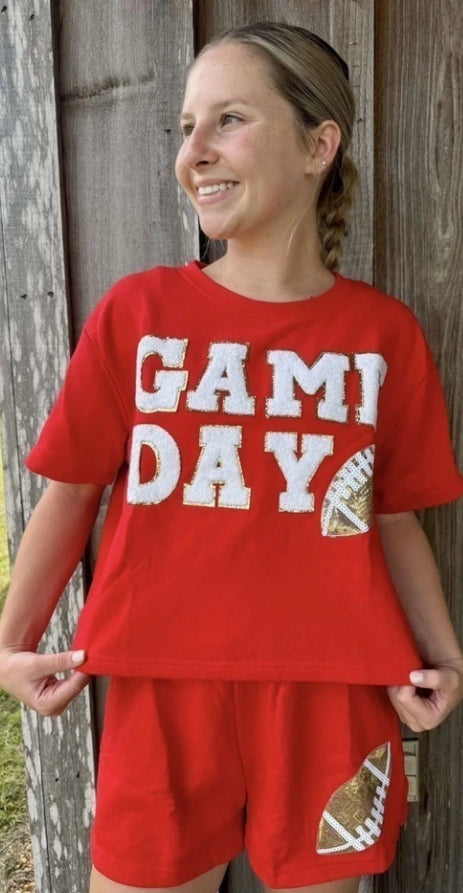 The Ruby Red Football Gameday Set She + Sky