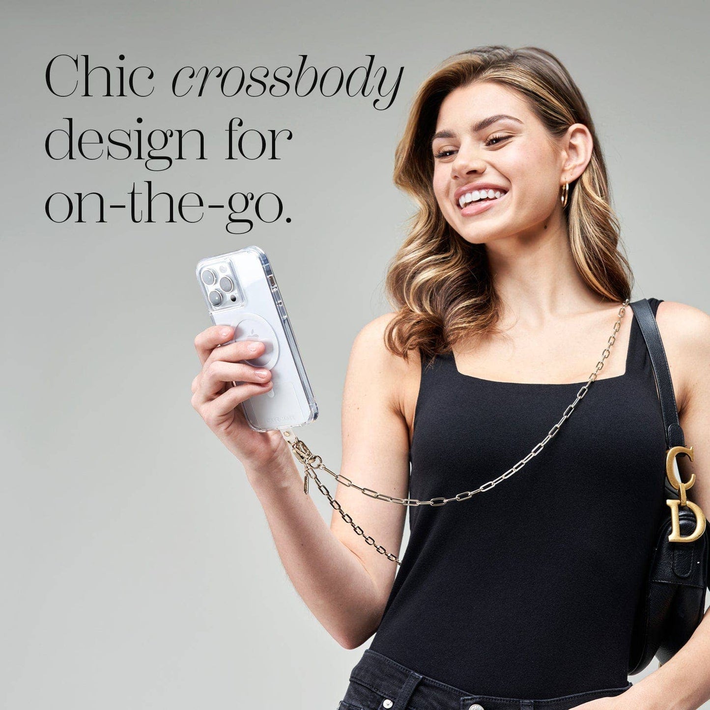 Case-Mate - Gold Chain Phone Crossbody: Gold Chain Case-Mate