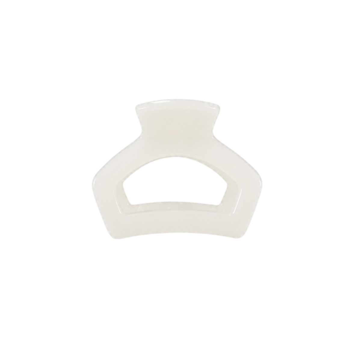 TELETIES - Open | Coconut White | Petite Claw Clip TELETIES