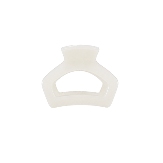 TELETIES - Open | Coconut White | Petite Claw Clip TELETIES