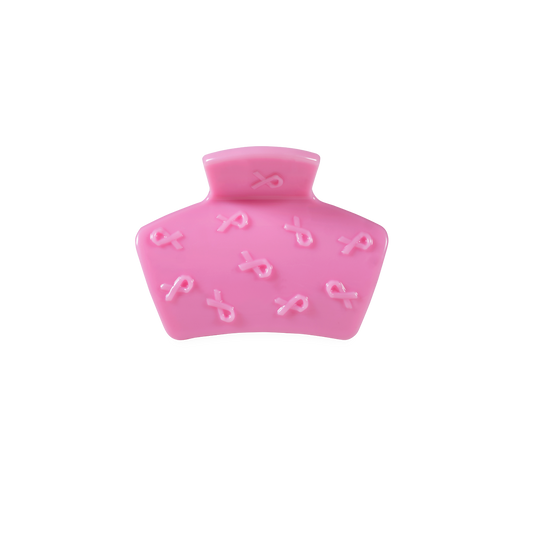 TELETIES - Classic | Pink Ribbon | Petite | Claw Clip TELETIES