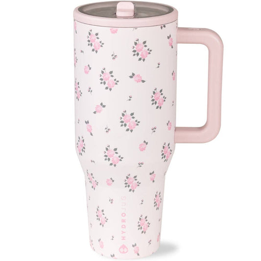 HydroJug - Wildrose Floral 40 oz Traveler Tumbler: Wildrose HydroJug