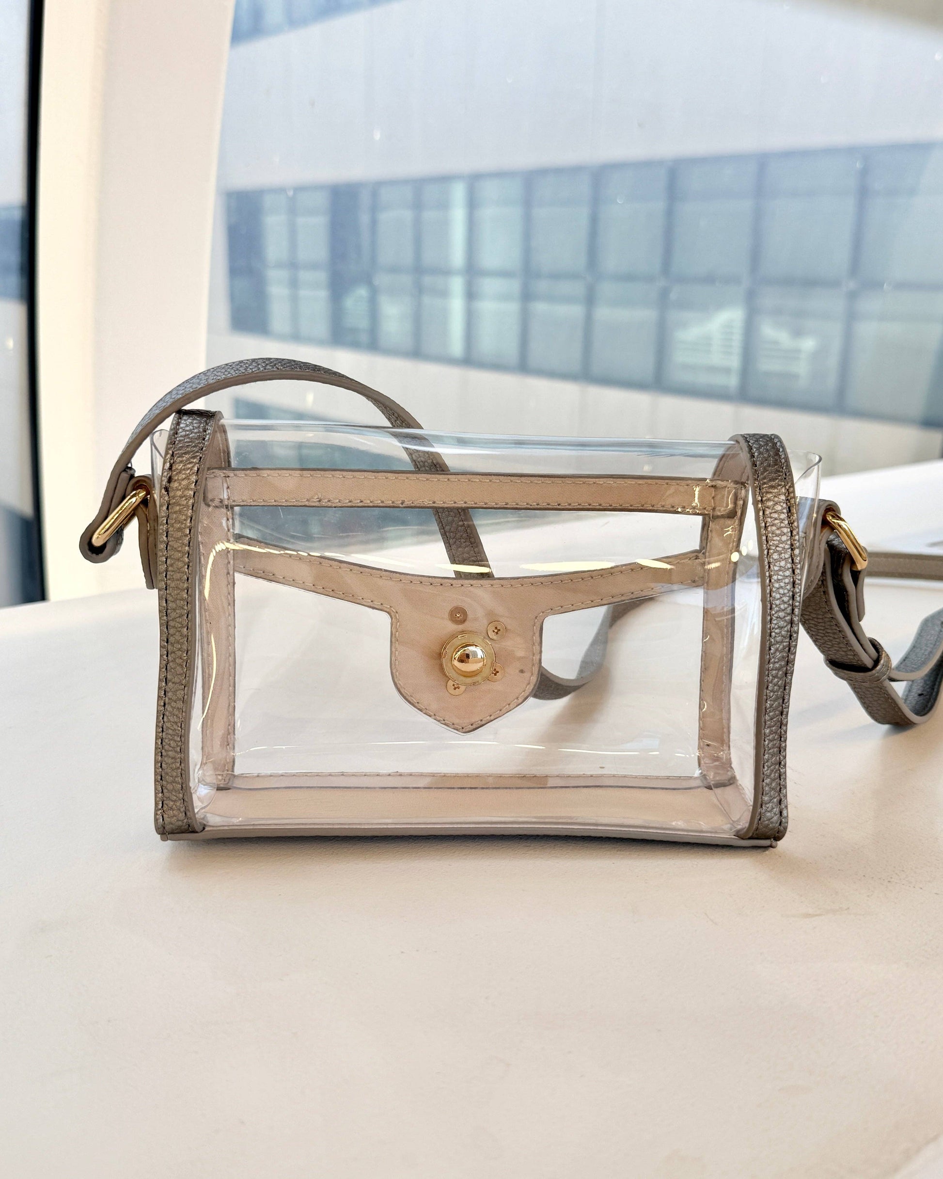 Caroline Hill - Anna Clear Bag Black Pearl: Default Caroline Hill