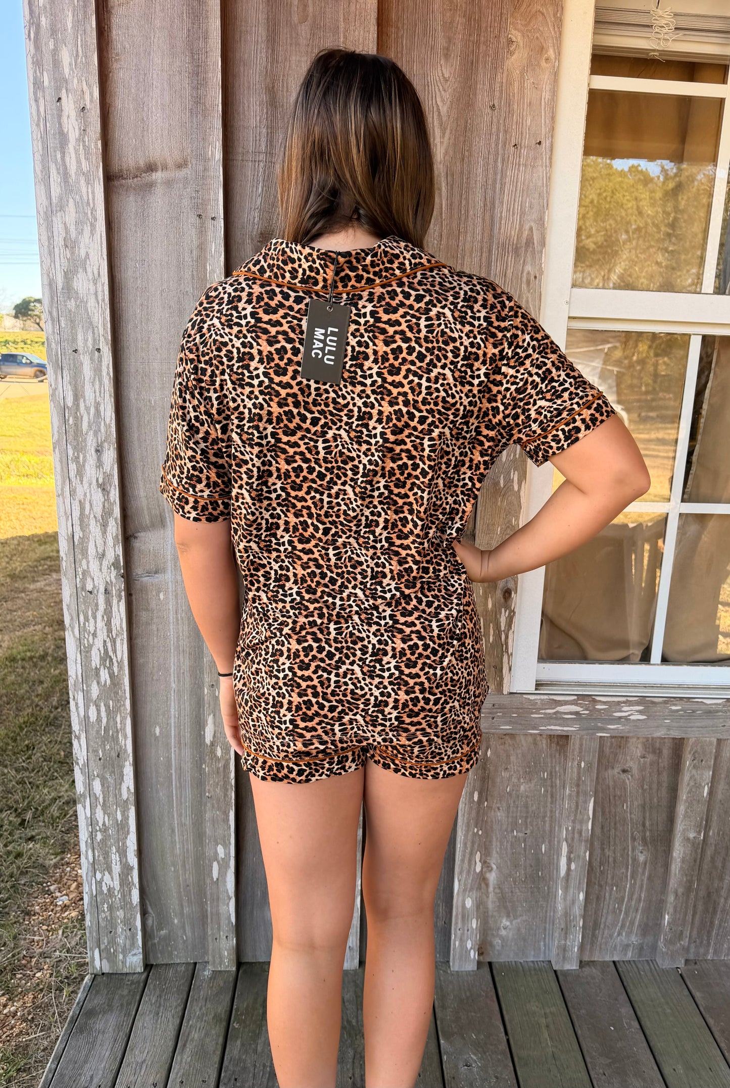 Lulu Mac LEOPARD Pajama Set