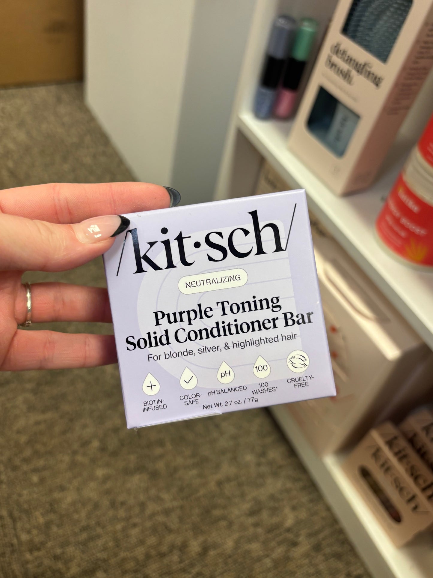 Purple Toning Solid Conditioner Bar KITSCH