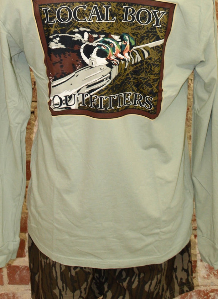 LOCAL BOY QUACK STACK LONG SLEEVE SHIRT LOCAL BOY OUTFITTER