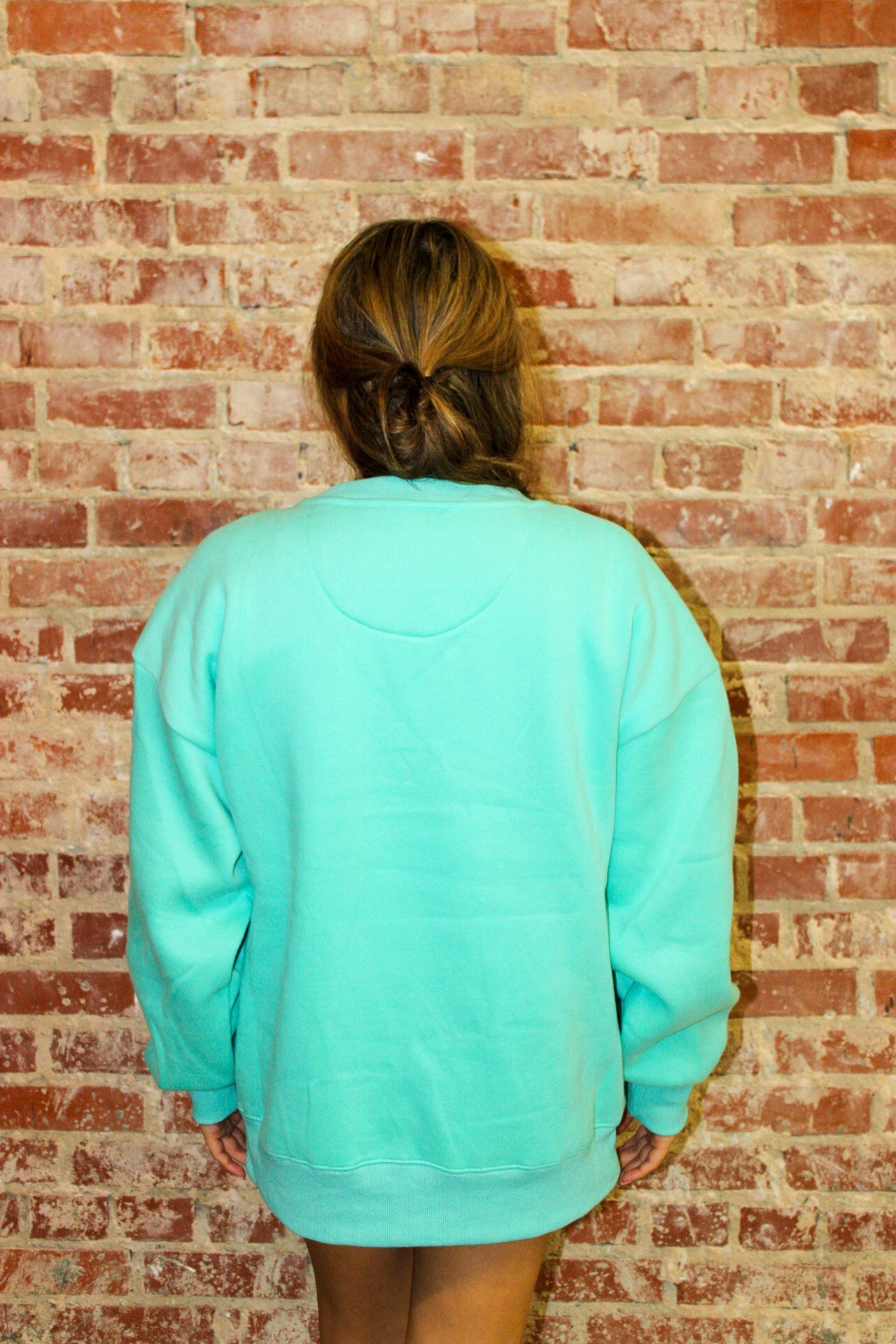 Lulu Mac Mint And Hot Pink Puff Sweatshirt Girlie Girl Originals