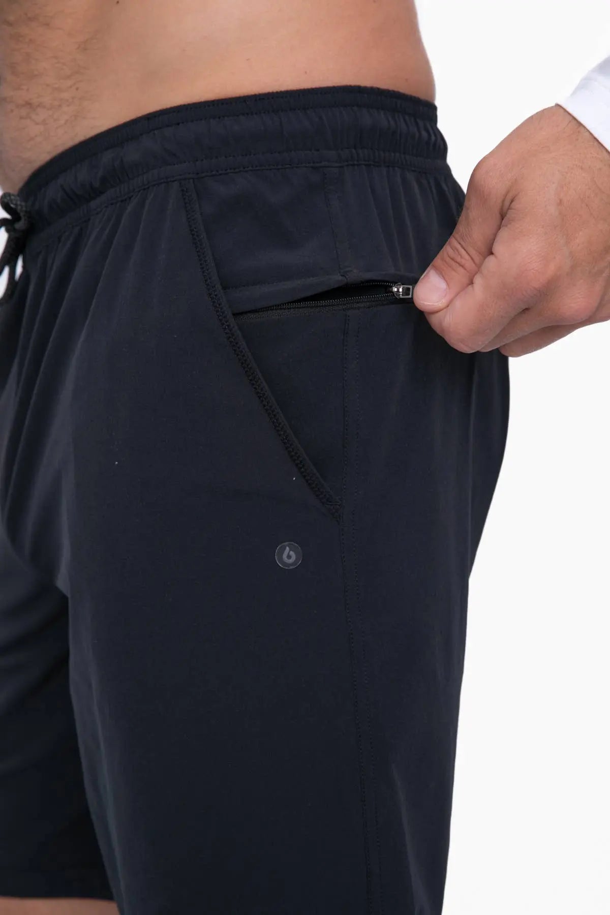 Moisture Wicking With Drawstring Athletic Shorts