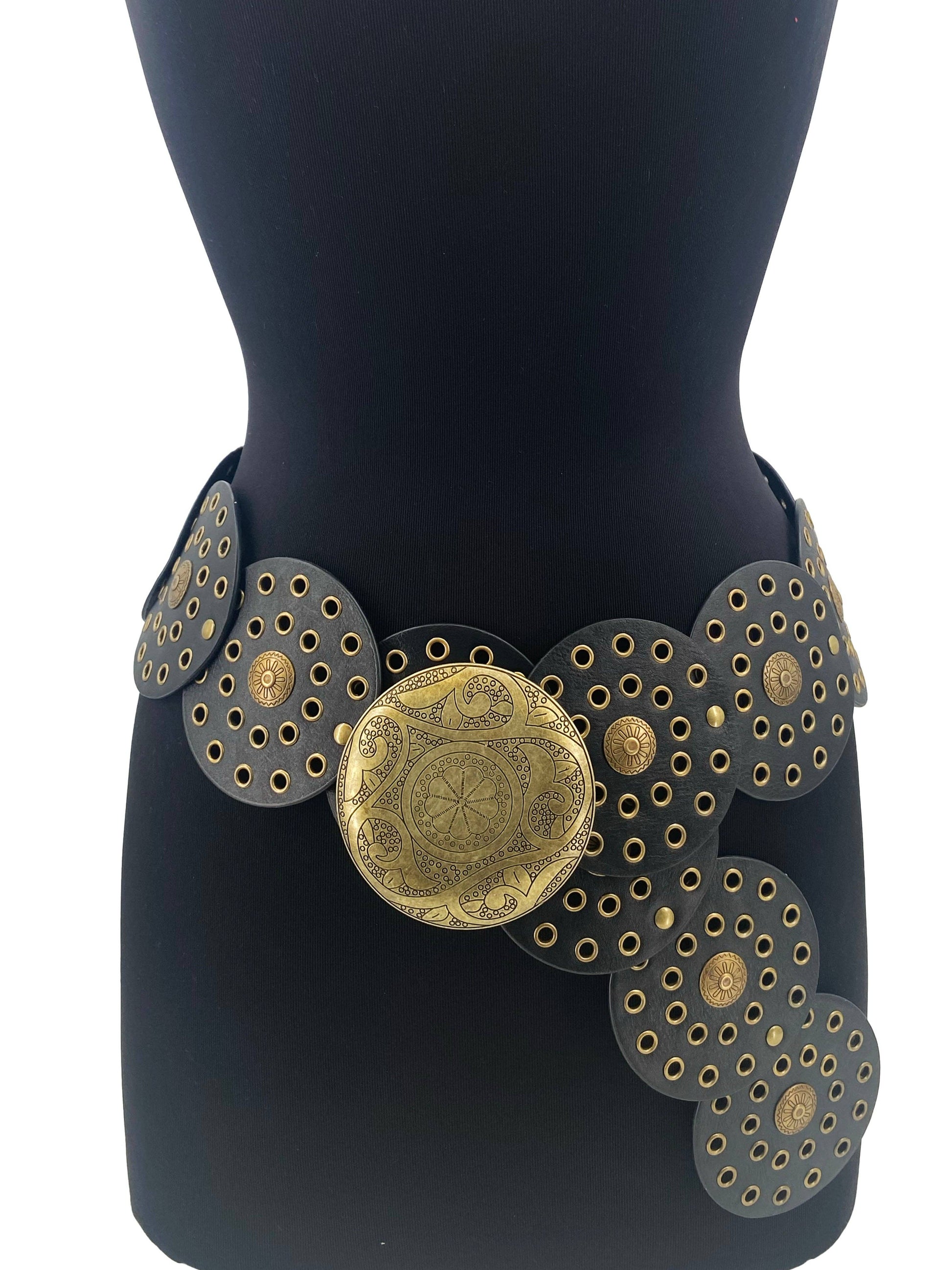 Girlie Girl Originals - Large Circle Disc Belt-Black Girlie Girl Originals