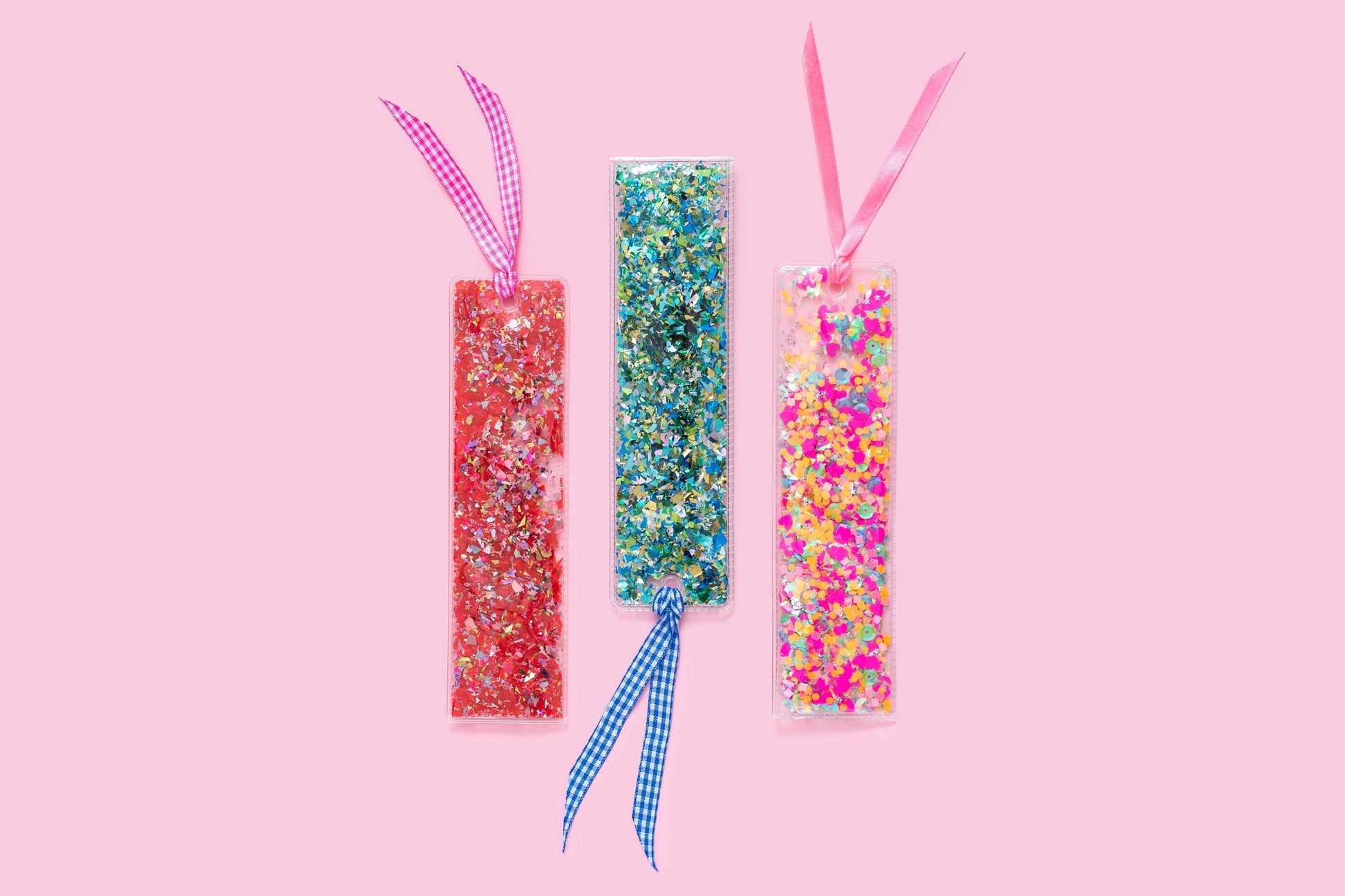 Taylor Elliott Designs - *ON SALE* Bookmark - Blue + Green Confetti Taylor Elliott Designs