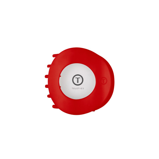 TELETIES - Red Carpet Ready | Medium | Flat Circle Hair Clip TELETIES