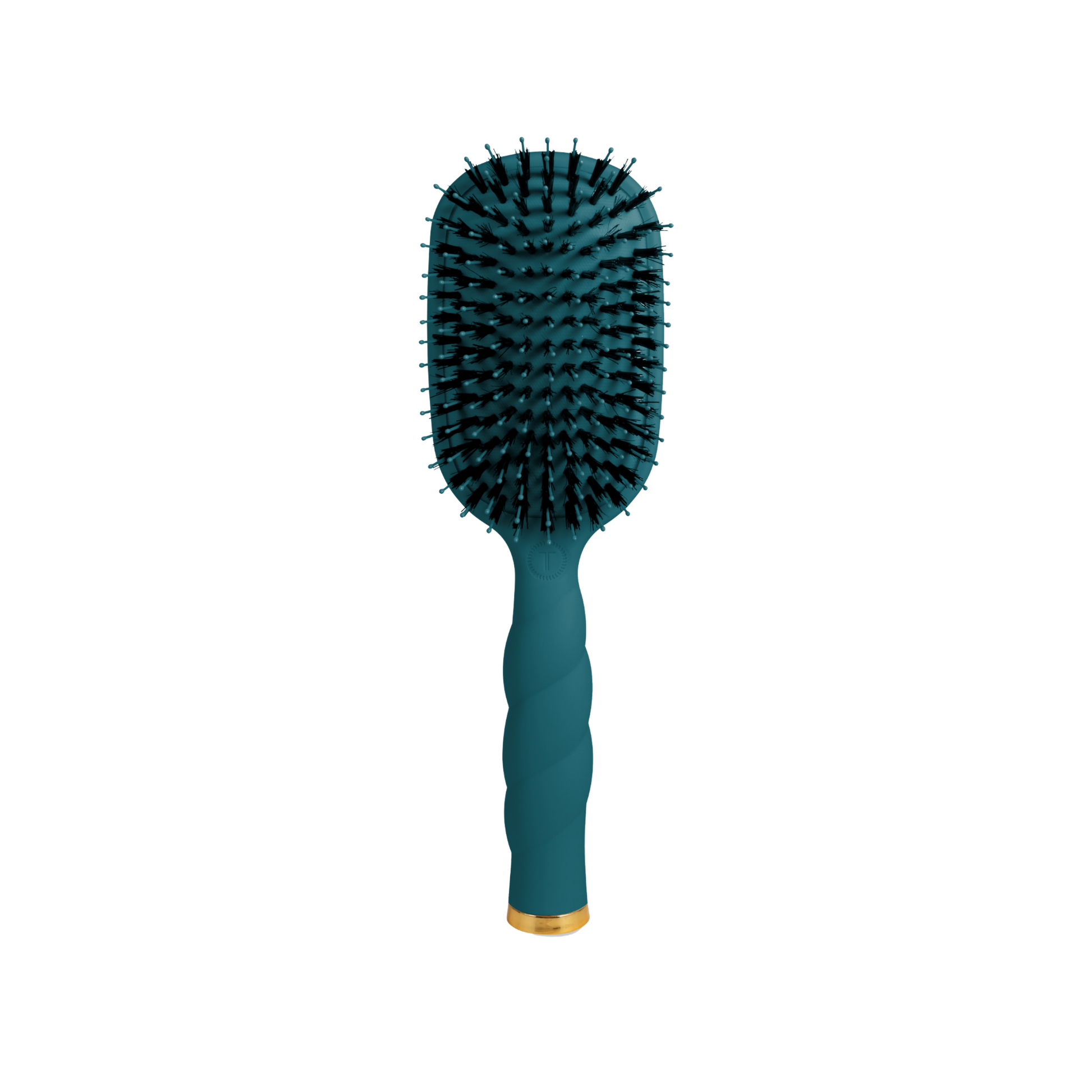 TELETIES - Boar Bristle Hair Brush - Teal With It TELETIES
