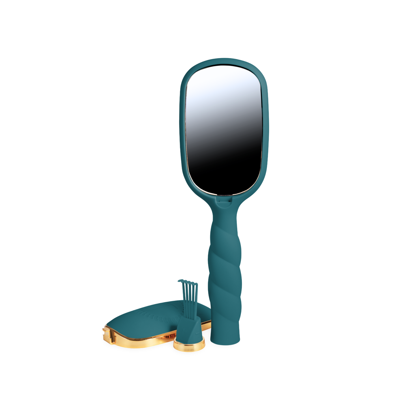 TELETIES - Boar Bristle Hair Brush - Teal With It TELETIES