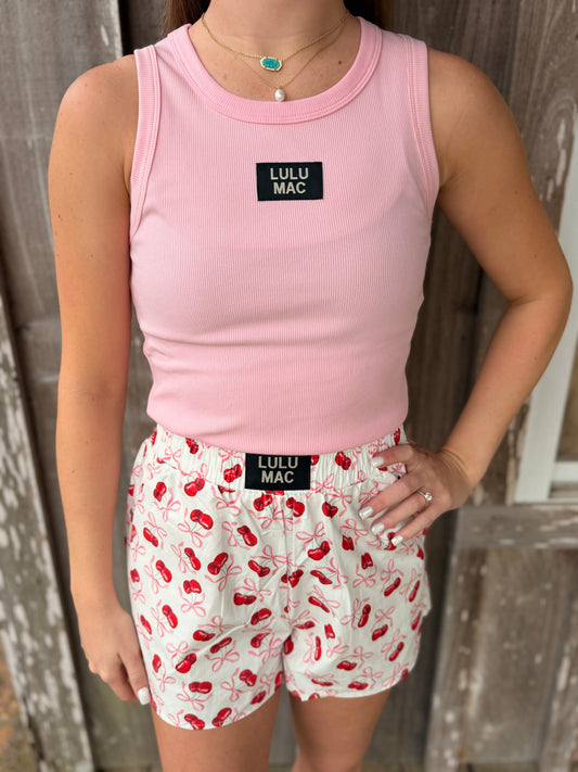 Lulu Mac DD Light Pink Tank Top