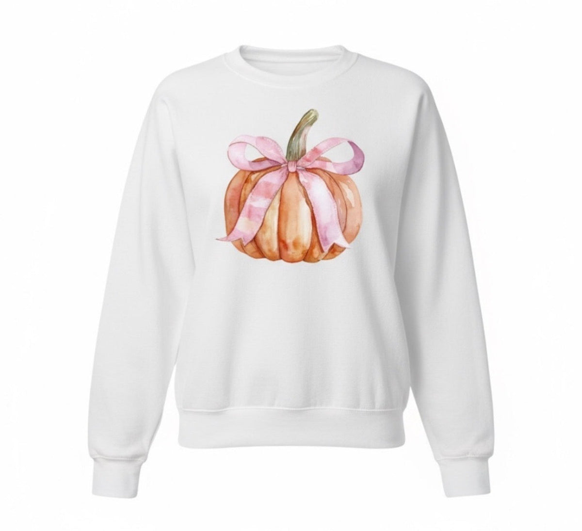 Amelia Coquette Bow Pumpkin Sweatshirt Amelia Kates