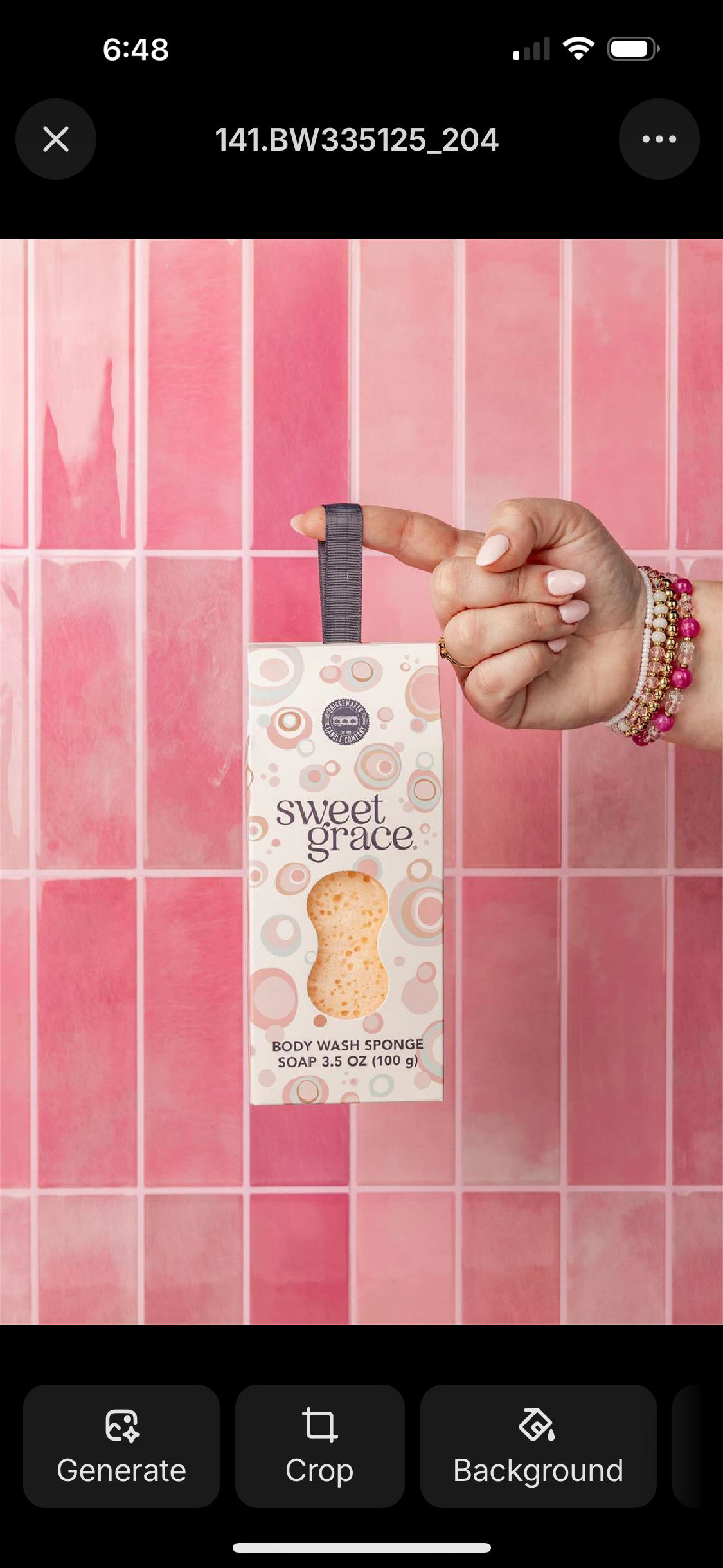 Sweet Grace Body Wash Sponge BRIDGEWATER CANDLE CO.