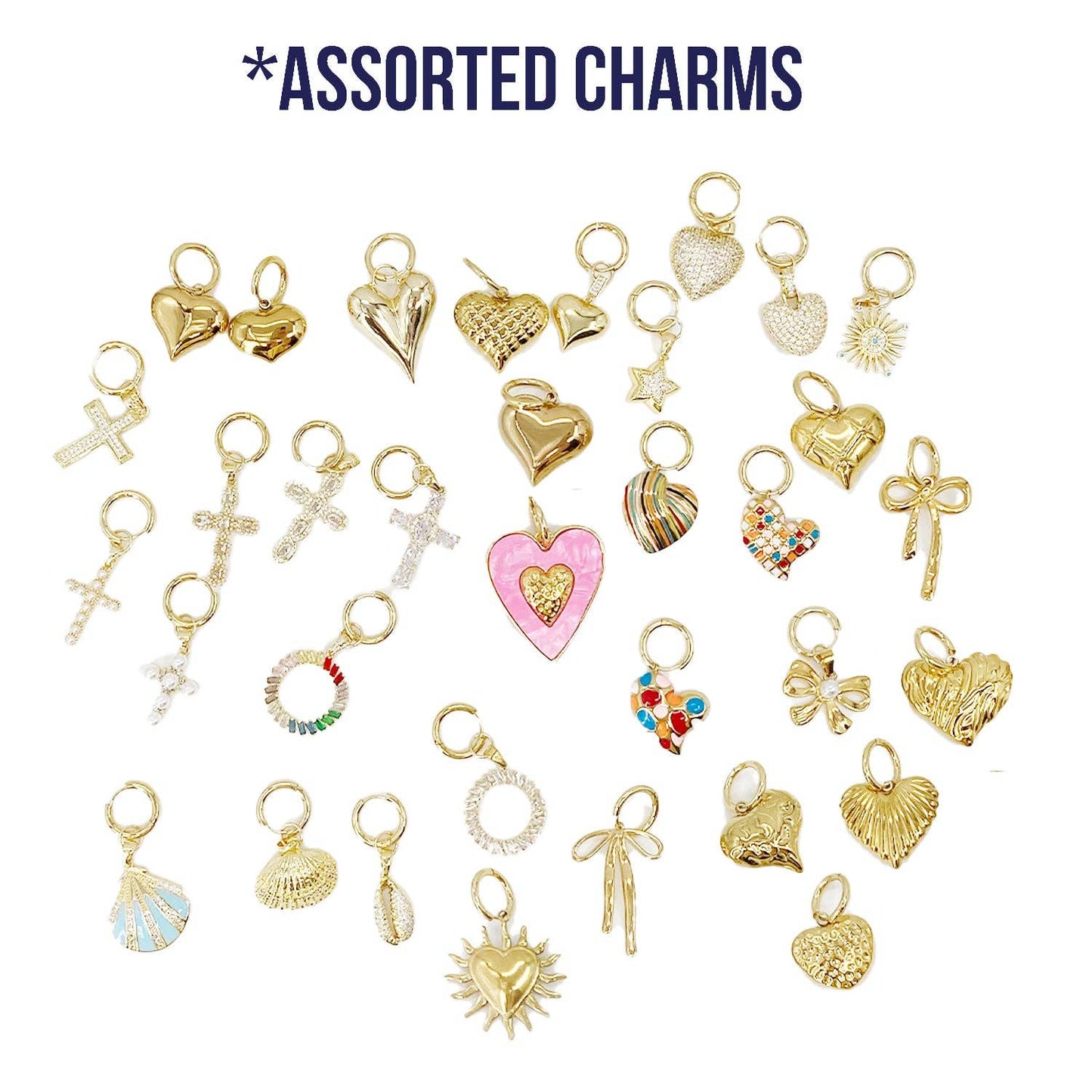 Girlie Girl Originals - TW-1004 SCARF NECKLACE WITH CHARM Girlie Girl Originals