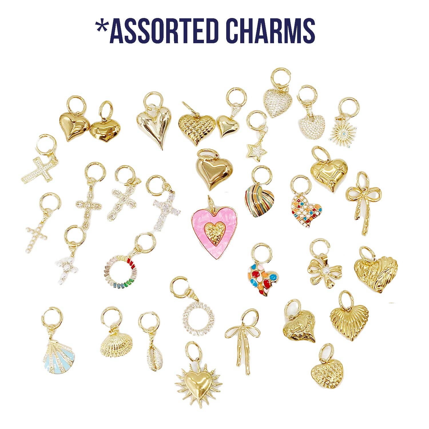 Girlie Girl Originals - TW-1003 SCARF NECKLACE WITH CHARM Girlie Girl Originals