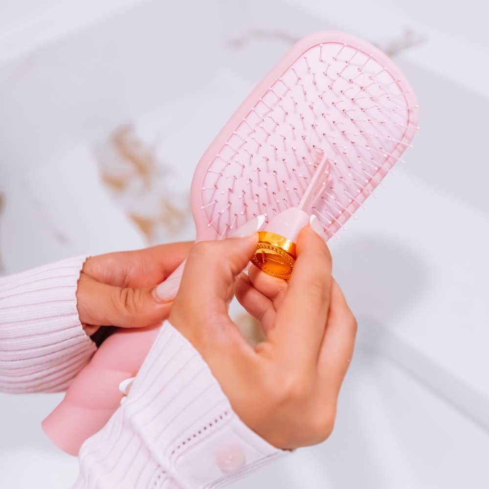 TELETIES - Detangler Brush | Bubblegum Pink | Medium TELETIES