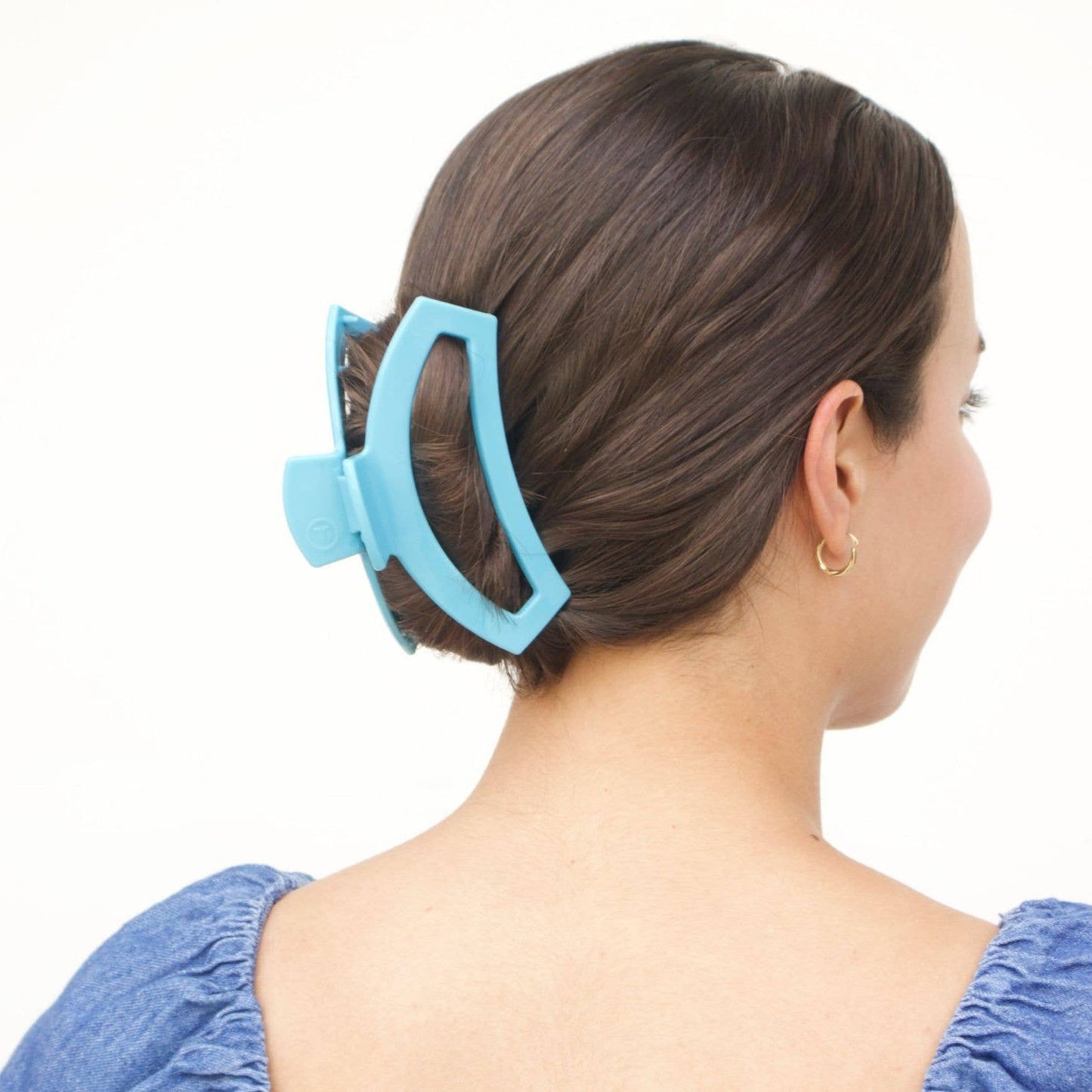 TELETIES - Open Hair Clip | Large | Summer Sky TELETIES