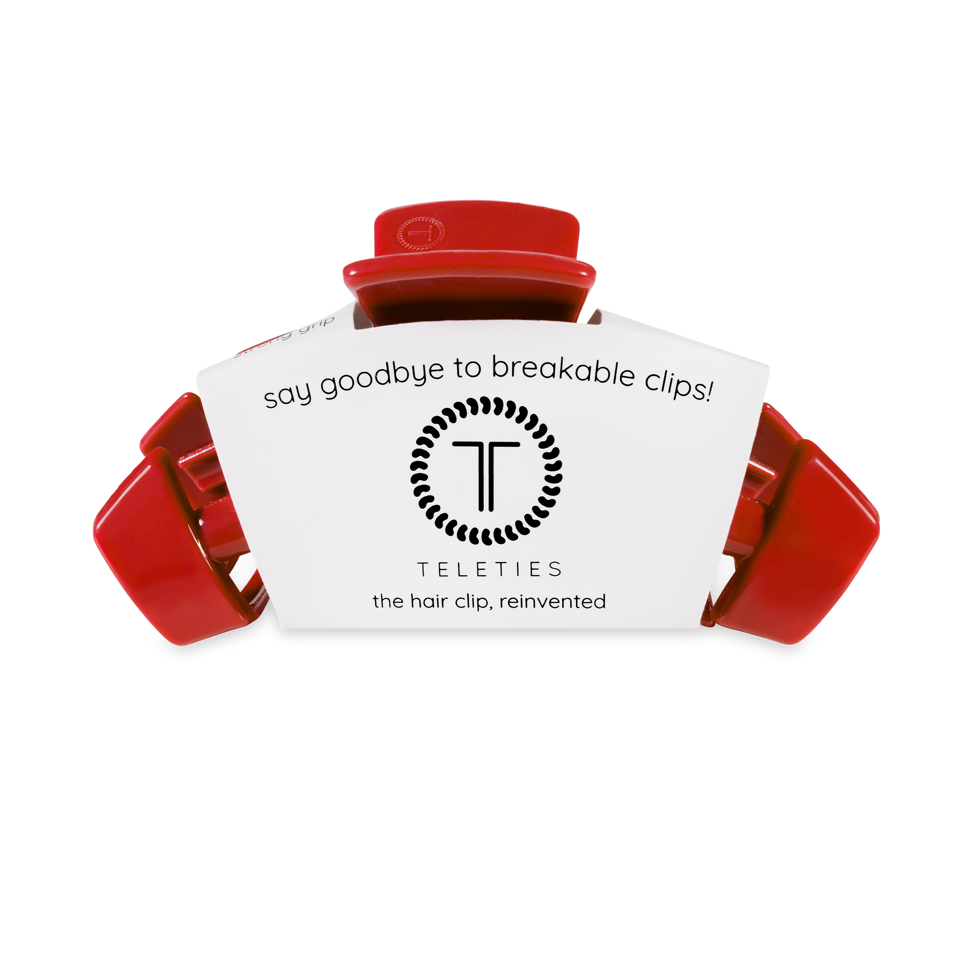 TELETIES - Classic Hair Clip | Medium | Red Carpet Ready TELETIES