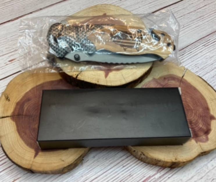 Quail Tail Laser Art - Eat Sleep Hunt Fish Knife Quail Tail Laser Art