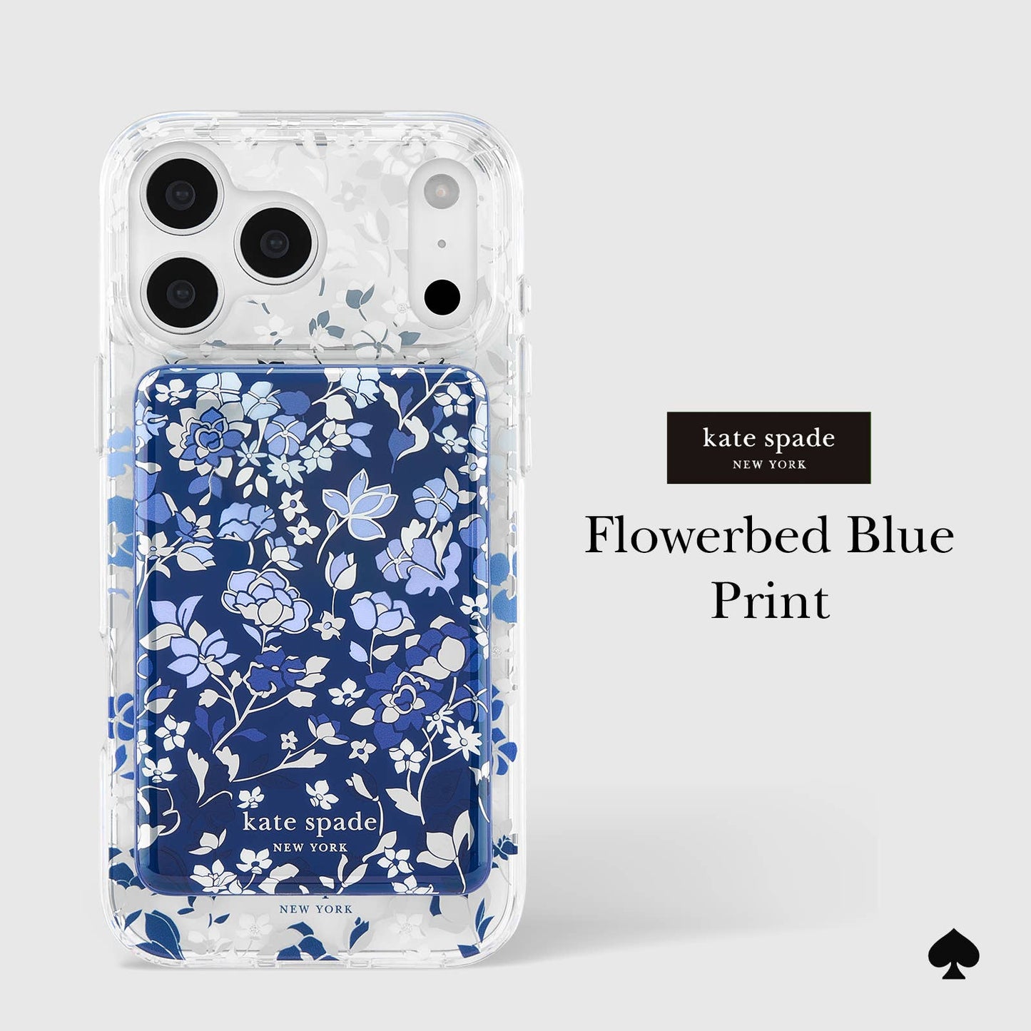 Case-Mate - Kate spade new york Flowerbed Blue MagSafe Battery Pack: Flowerbed Blue Case-Mate