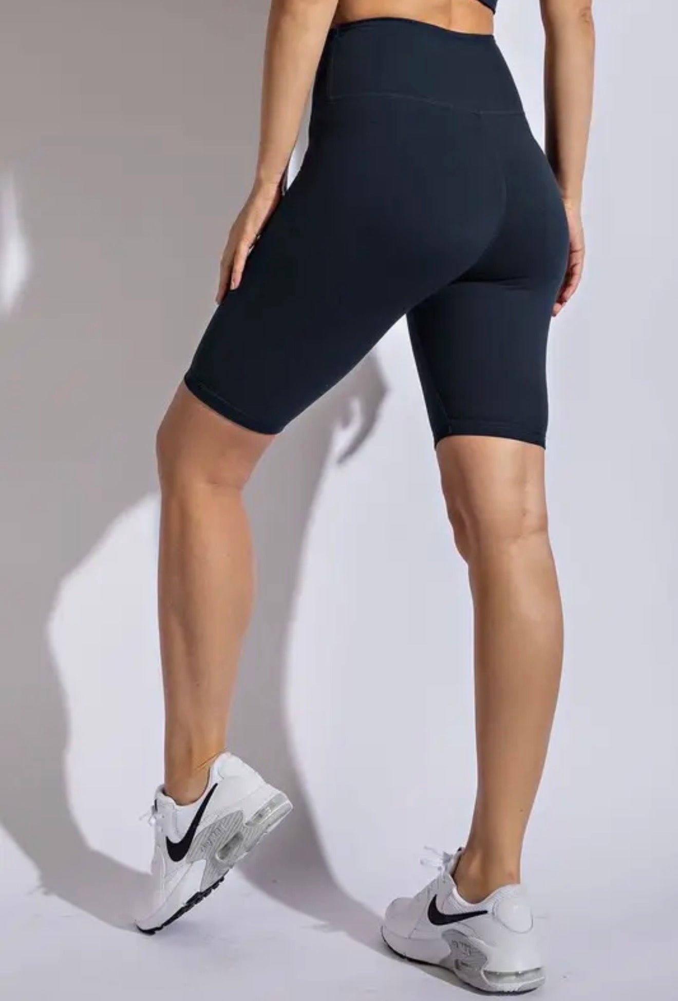 High Waist Butter Soft Yoga Biker Shorts Sunday Morning