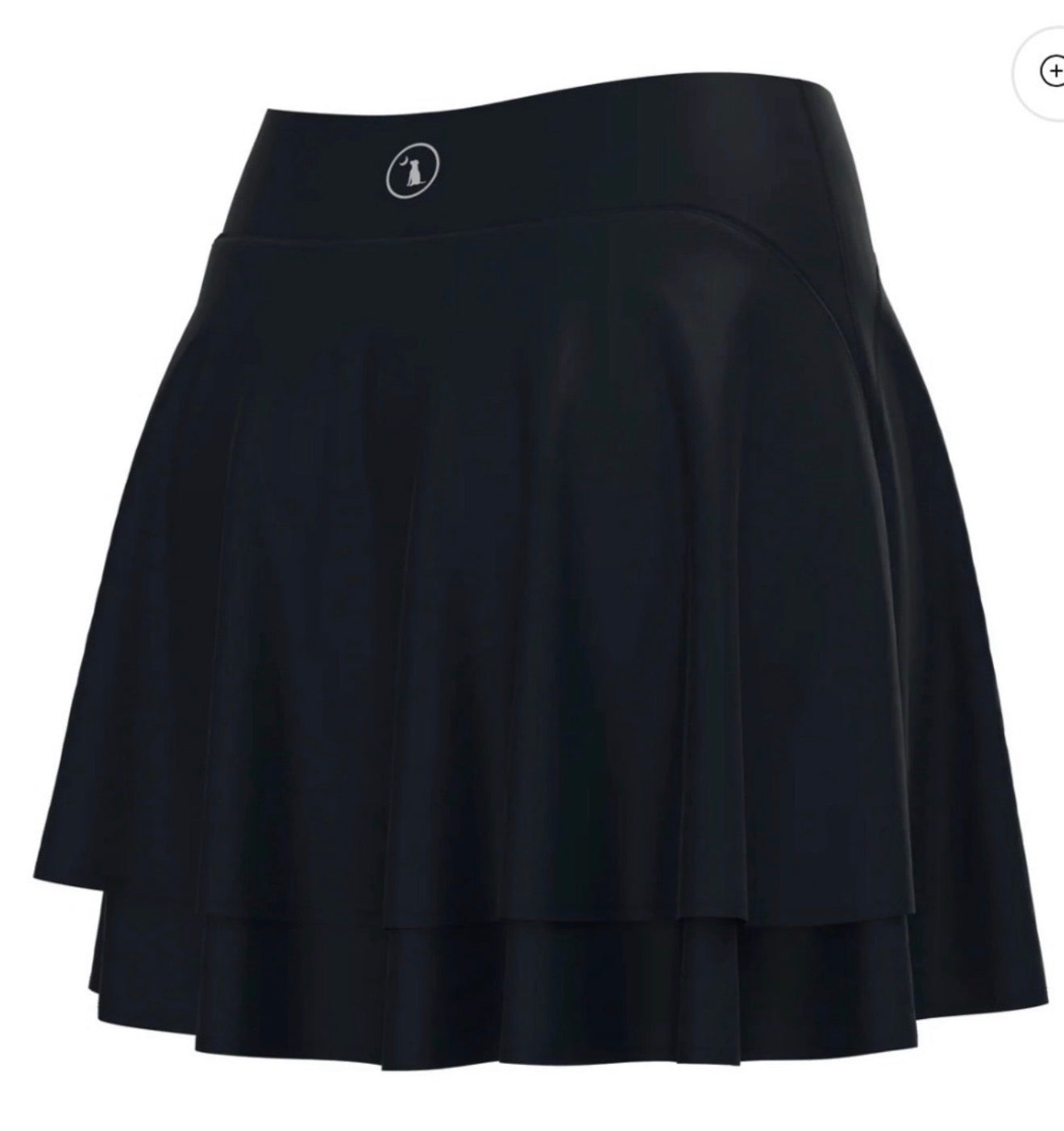 Local Girl Black Performance Athletic Skort