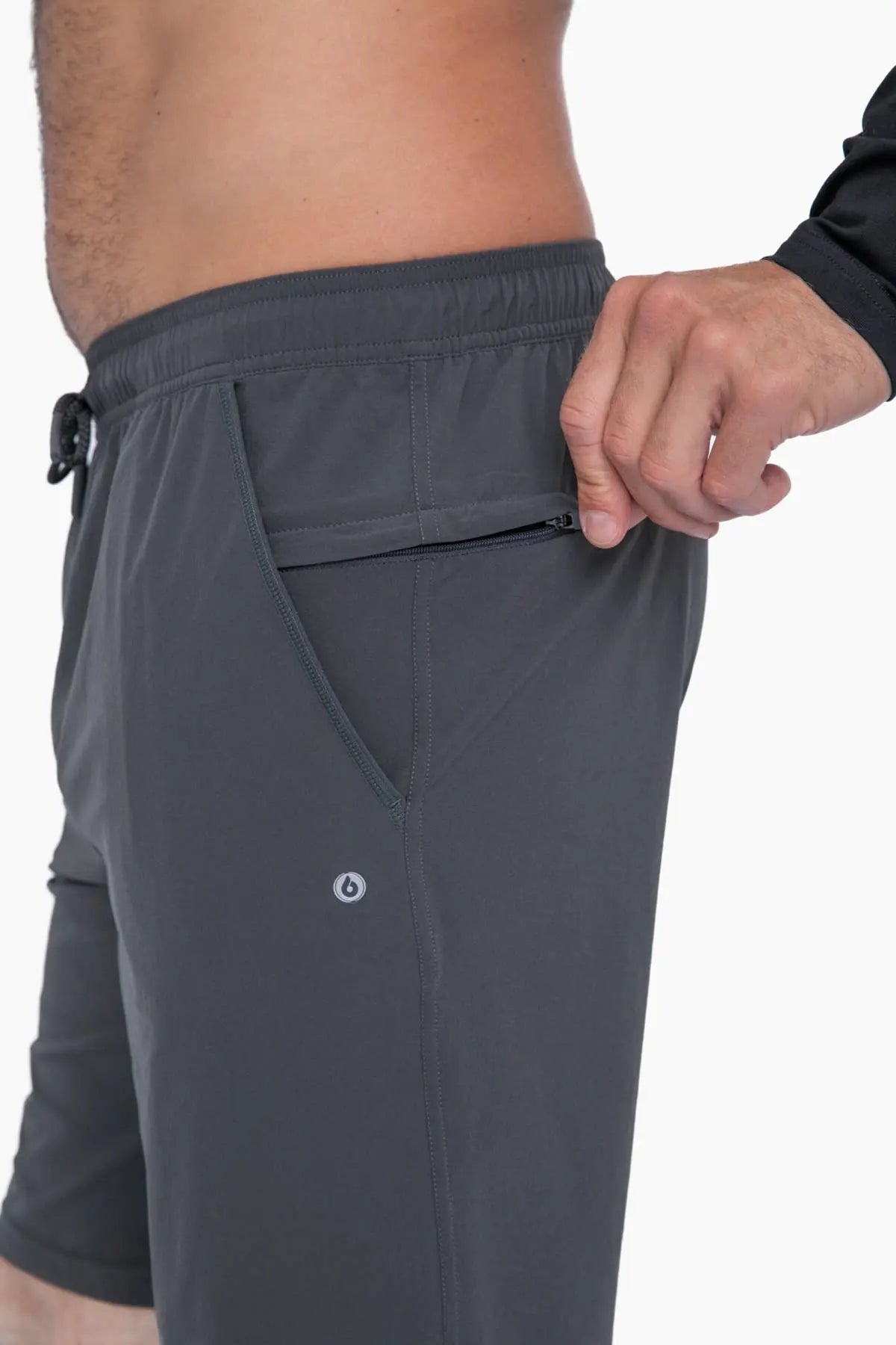 Moisture Wicking With Drawstring Athletic Shorts