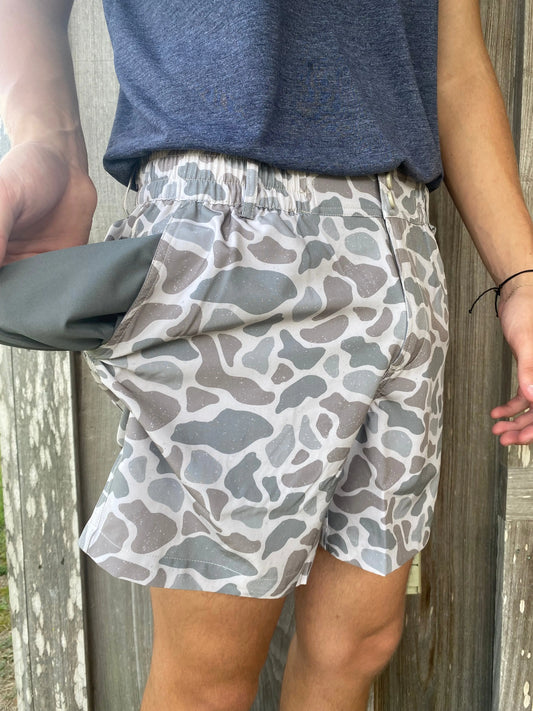 BURLEBO - Everyday Shorts - Classic Deer Camo. 7” BURLEBO