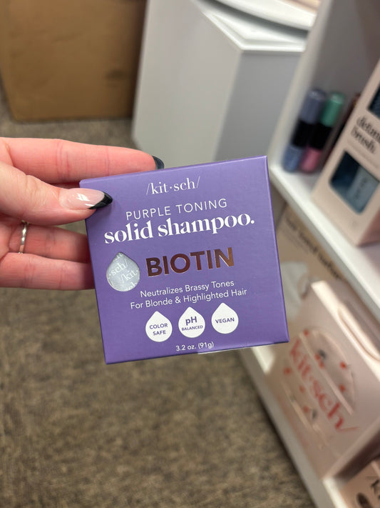 Purple Toning Shampoo Bar KITSCH