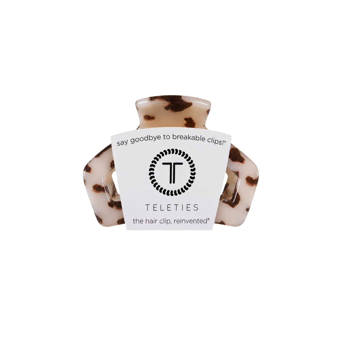 TELETIES - Open | Blonde Tortoise | Petite Claw Clip TELETIES