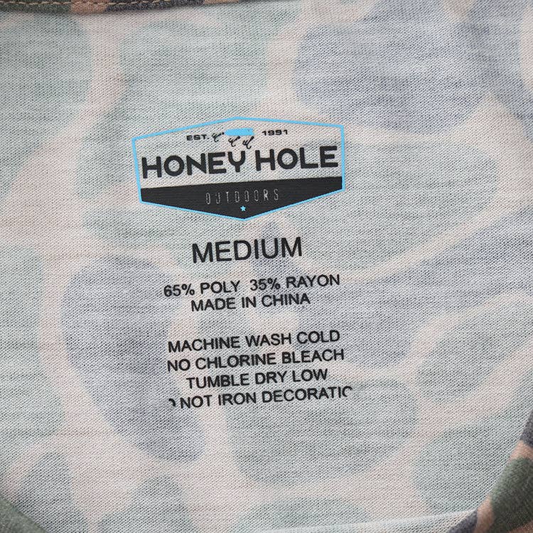 Honey Hole Outdoors - LS Performance - Duck Camo: Large Honey Hole Outdoors