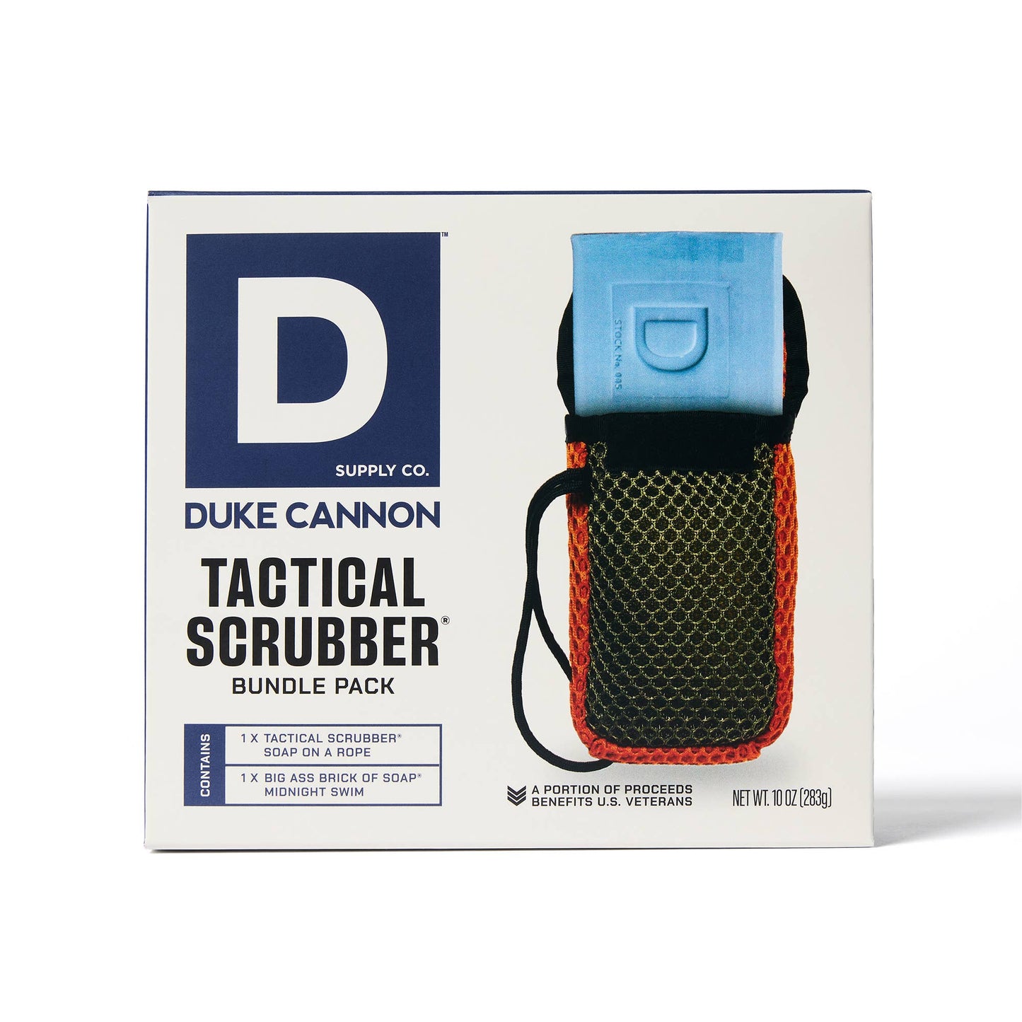 Duke Cannon Soap on a Rope Bundle Pack - Midnight Swim + Tactical Scrubb Duke Cannon