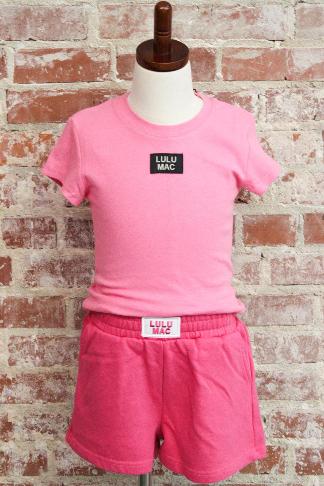 Lulu Mac Kids Hot Pink Terry Cloth Shorts Girlie Girl Originals