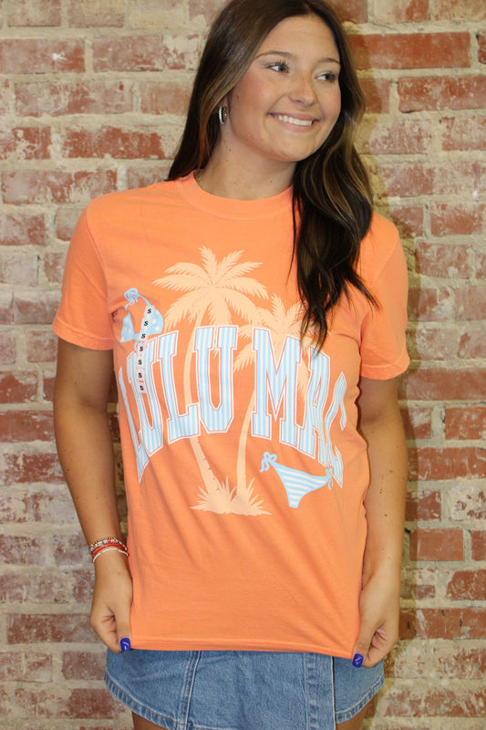 Lulu Mac Bikini Melon Comfort Colors Tee Girlie Girl Originals