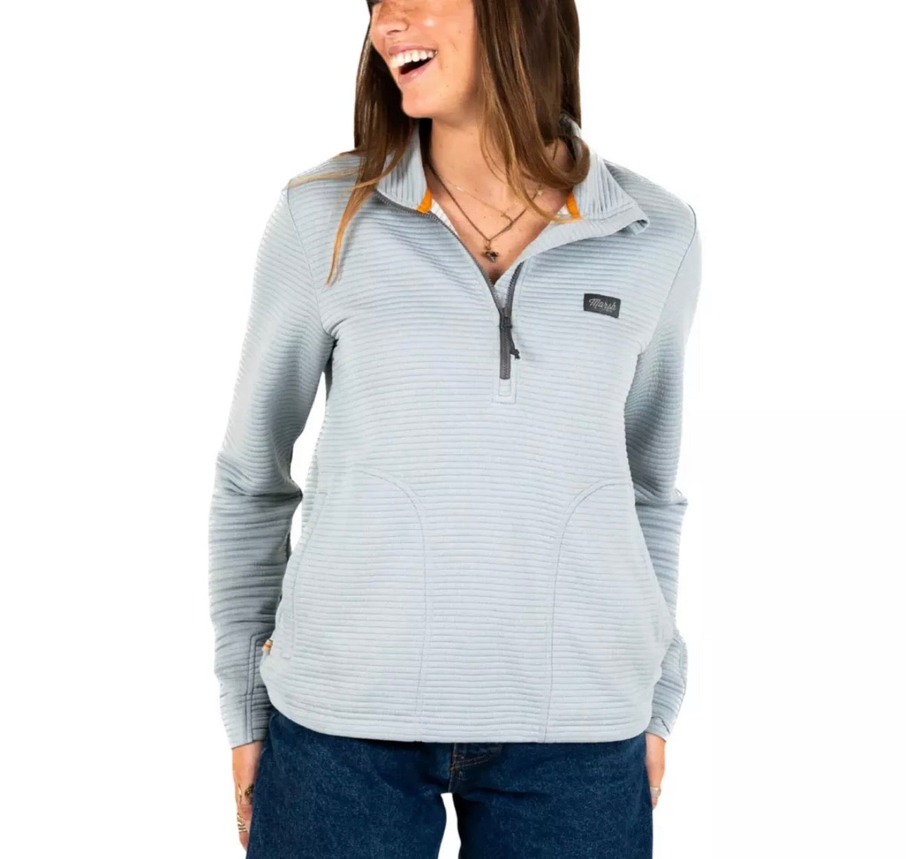 Marsh Wear Women’s Blue Sullivan 1/4 Zip Jacket MARSH WEAR