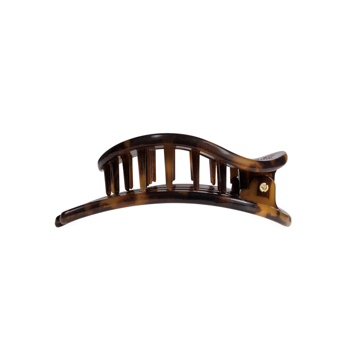 TELETIES - Tortoise | Medium | Flat Circle Hair Clip TELETIES