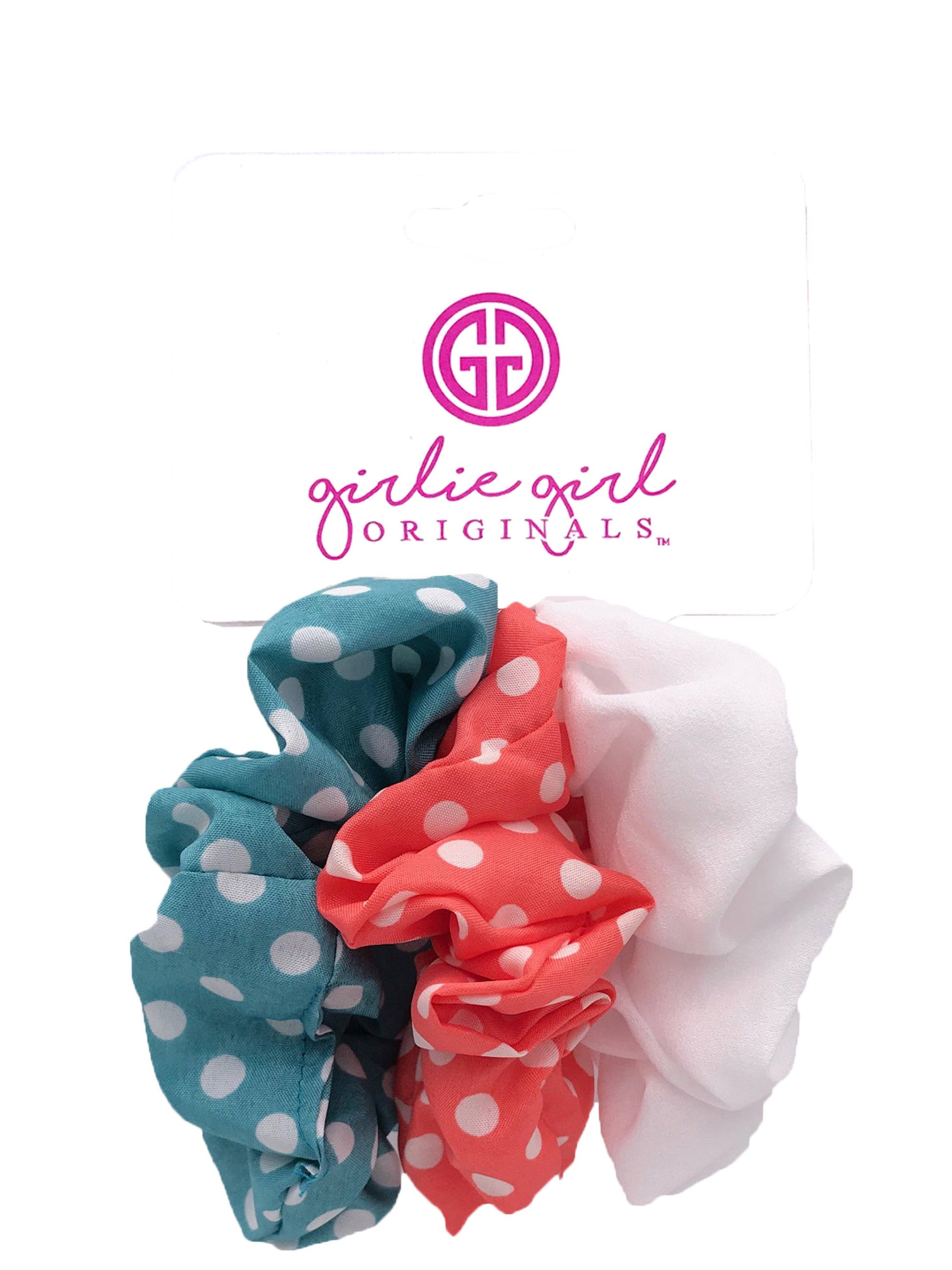 Girlie Girl Originals - SCR-15-DOT Assorted Scrunchies Girlie Girl Originals
