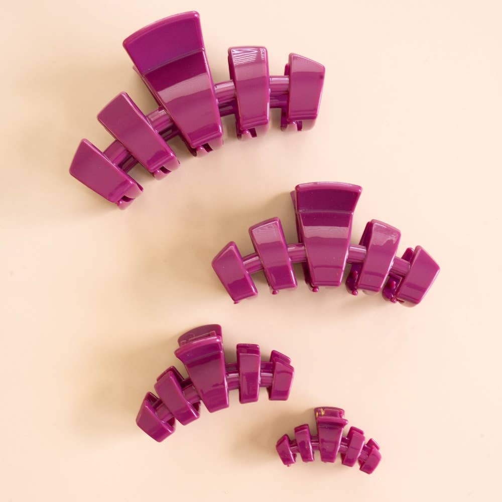 TELETIES - Classic Mulberry Small Claw Clip TELETIES